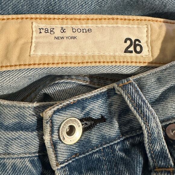 rag & bone Rosa Mid-Rise Boyfriend in Old Ridge - Picture 9 of 12